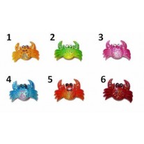 Calamita Magnete Frigo Resina GRANCHIO TROPICAL FRIDGE MAGNETS TROPICAL CRAB