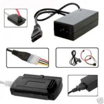 Adattatore USB -  IDE/SATA 3 IN 1 BLU  Per Hdd 3.5"  e  2.5" IDE+SATA E Unita' Ottiche