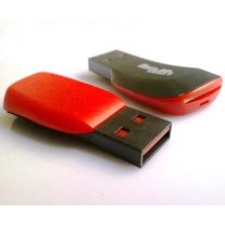 MINI LETTORE SCHEDE MEMORIE MEMORY CARD REDER TF MICRO SD "RED FINGER"