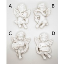 Calamita da Frigo Magnete Resina"SWEET ANGELS"ANGELI BIANCHI 3  FRIDGE MAGNET Souvenir 