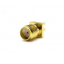 CONNETTORE COASSIALE SMA FEMMINA BORDO PCB SMT CORTO A F