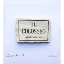 Calamita Frigo Magnete Souvenir ROMA Targa IL COLOSSEO Fridge Magnet Rome Italy
