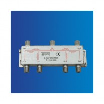 SPLITTER COASSIALE TV-SAT TV-CAT 6 VIE OUT 5-2450mhz