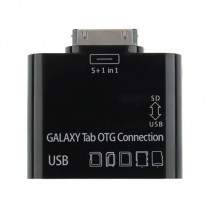 5in1 OTG CONNECTION KIT lettore di schede Adattatore USB Samsung Galaxy Tab 2 Note 7.0/7.7/8.9/10.1