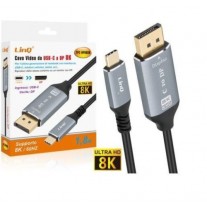 Cavo Video Adattatore da USB C a DP DisplayPort 8K 60Hz 1.8M