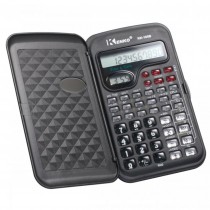 MINI CALCOLATRICE SCIENTIFICA CON OROLOGIO 10 DIGIT 56 FUNZIONI KK-105B KENKO POCKET SCIENTIFIC CALCULATOR TASCABILE