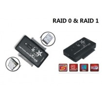 Cavo Adattatore per HDD Usb e eSATA   2.5" e 3.5" RAID 1 e 0 - 886