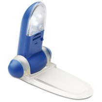 LAMPADA LED MOLLETTA DA LIBRO LETTURA LUCE NOTTURNA VARI COLORI