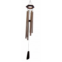 CAMPANELLO DEL VENTO SCACCIAPENSIERI XXL 110cm LEGNO POLIFONICO