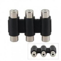 Adattatore 3RCA/3RCA F/F