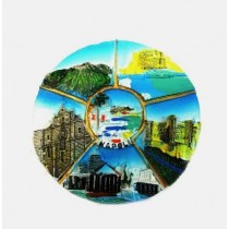 Calamita da Frigo Magnete Resina "NAPOLI SEI BELLEZZE" Fridge Magnet Souvenir