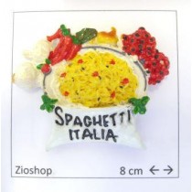 Souvenir  ITALIA Souvenir From Italy Calamita Frigo Fridge Magnets  SPAGHETTI ITALIA 5 INGREDIENTI