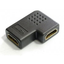 Adattatore HDMI F/F "L" 90 GRADI piani 1080p ADAPTER HDMI FEMALE/FEMALE