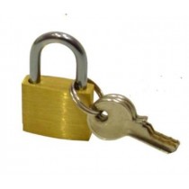 LUCCHETTO CON CHIAVE 20 MM COMPLETO 2 CHIAVI PER PALESTRA ZAINO VALIGIA