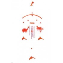 Scacciapensieri  Campanello del Vento  Wind Chimes  Mod."1938" ALLUMINIO PLASTICA