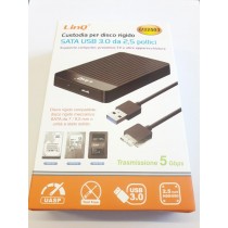 Case Per Hdd 2.5 SATA Usb 3.0 Box Contenitore Esterno Hard Disk