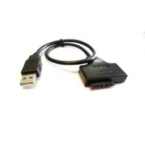 CAVO LETTORE USB 2.0 A SATA 7+6 (SLIM SATA) PIN da 40cm