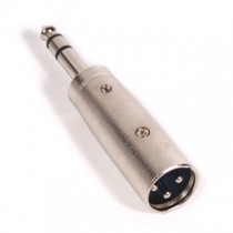 ADATTATORE AUDIO XLR MALE to 1/4" (6.35mm) MALE