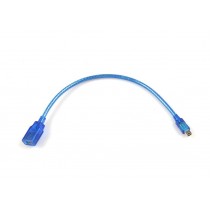 Cavo COMPATIBILE CON OTG USB F/ MINI USB 5P M DA 0.3m