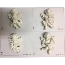 Calamita da Frigo Magnete Resina"SWEET ANGELS"ANGELI BIANCHI FRIDGE MAGNET Souvenir 