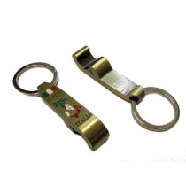 PORTACHIAVI APRIBOTTIGLIA MAPPA ITALIA KEYCHAIN SOUVENIR FROM ITALY 