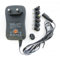 ALIMENTATORE 220V MULTIUSO 30W DA 3V A 12V REGOLABILE USB