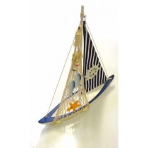 BARCA PESCATORE YZ189 CON LA BASE GRANDE Souvenir RICORDO Viaggio Collezione Mare