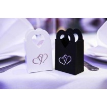 Scatole Confezione Porta confetti Bomboniere Matrimonio Manico Cuore Segnaposto 