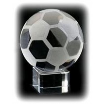 Pallone da Calcio in Vetro: Idea Regalo Bomboniere Trofeo Tornei varie grandezze
