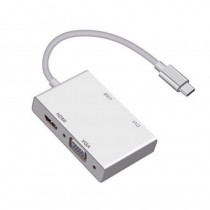 Convertitor TYPE-C a VGA HDMI E DVI 4 IN 1