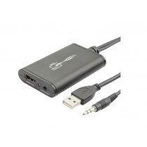 CONVERTITORE DA USB + AUDIO JACK IN A HDMI OUT- UP TO 1080P 