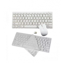 KIT TASTIERA MOUSE WIRELESS 2.4 GHz WIFI PER PC SMART TV SENZA FILI KEYBOARD