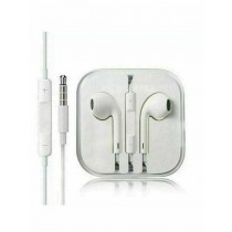 CUFFIE AURICOLARI CON MICROFONO UNIVERSALI BIANCHE JACK 3.5mm 