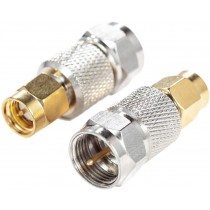 CONNETTORE ADATTATORE DA SMA MASCHIO A COASSIALE TIPO F MASCHIO