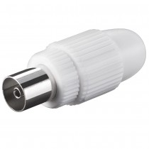 CONNETTORE SPINOTTO FEMMINA PER CAVO ANTENNA DVB-T2 DIY