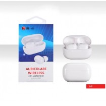 Cuffie Auricolari Stereo M8 TWS Bluetooth Wireless 5.0 iOS Android Bianco o Nero