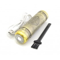 Mini rasoio elettrico ricaricabile USB portatile uomo donna epilatore depilatore Compatto