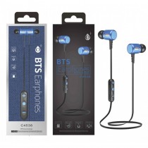 AURICOLARI WIRELESS BLUETOOTH BTS CON LETTORE MP3 INTEGRATO TF MAGNETICHE