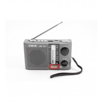 Mini Radio Portatile Bluetooth Ricaricabile Fm Mp3 Usb Microsd Torcia Led