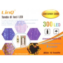 TENDA DI LUCI 300 LED 3X3Mt HALLOWEEN NATALE COMPLEANNO CAPODANNO PARTIES