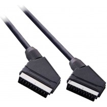 CAVO SCART EUROCONNETTORE 21 PIN MASCHIO/MASCHIO 1.50MT 