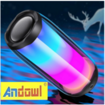 CASSA SPEAKER WIRELESS PORTATILE BLUETOOTH TUBO LUCE AMBIENTE FM MP3