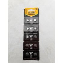 EXTRASTAR BATTERIA A BOTTONE AG4 LR66, 377, 177, LR626 ALKALINE BATTERY 1,5V