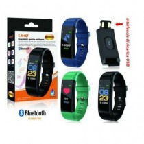 Smartwatch Orologio Contapassi Smart Sport Bracciale Band Ricarica USB Diretta Linq Wh5809