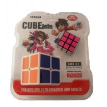 Set di 2 Cubi di Rubik Cubo 2x2 Mini Cubo 3x3 