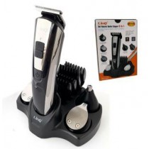 TAGLIA CAPELLI RASOIO RICARICABILE 5 IN 1 Regola Barba Peli Naso Orecchio