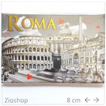 Calamita Magnete Frigorifero Fridge Magnets Print Stampe 2D Souvenir Roma 4824 7,9*5,3cm circa