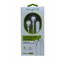 TEKONE AURICOLARE STEREO CLASSICO M8 CAVO DA 1 Metro