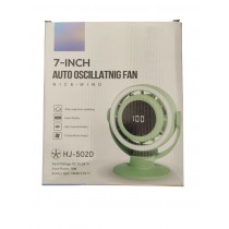 7" Ventilatore Oscillante Portatile da Scrivania a 4 Velocità HJ-5020