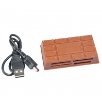 MEMORY CARD READER ALL IN ONE CHOCOLATE DESIGN
